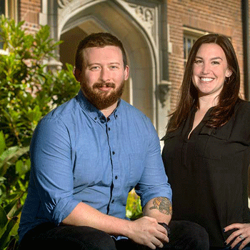 Assistant Professors Brendan Lantz and Marin Wenger