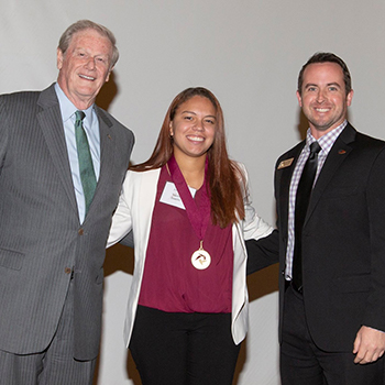 Criminology Student Inducted into Prestigious Garnet & Gold Scholar Society