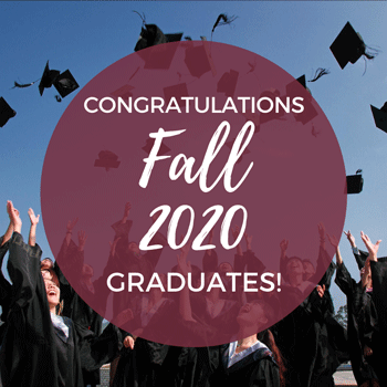 Fall 2020 graduates