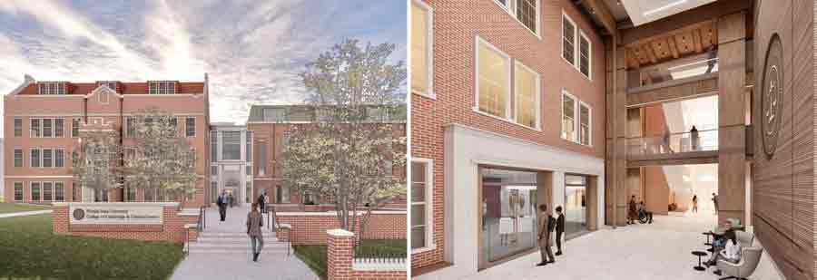 Kellogg building renovations exterior