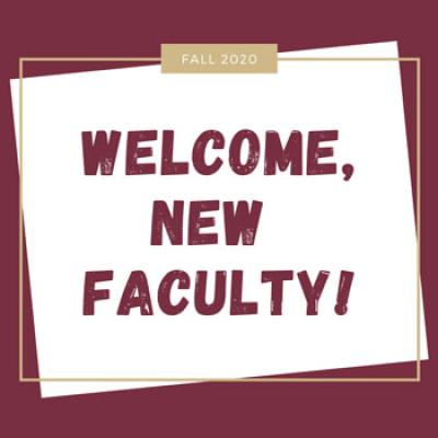Welcome New Faculty