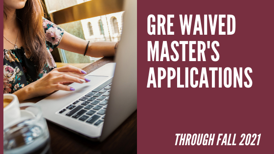 GRE waived master's applications
