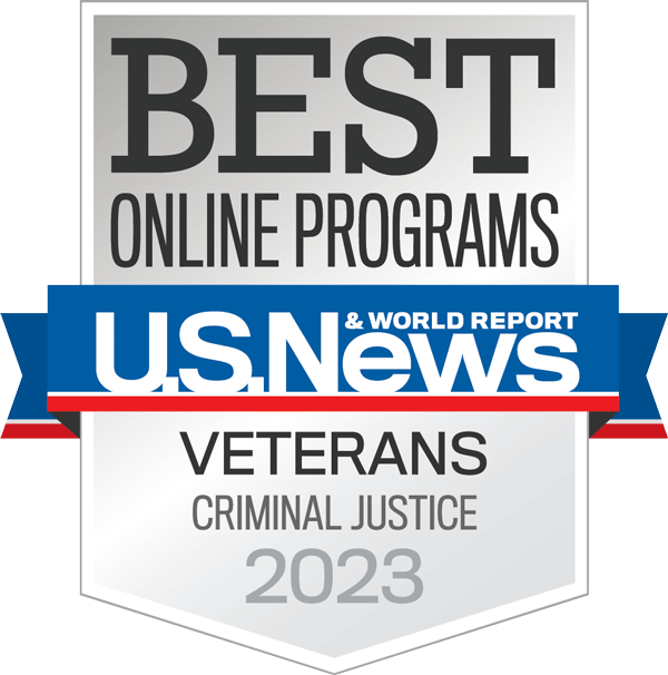 Best Online Programs - US News & World Report - Veterans - Criminal Justice - 2023