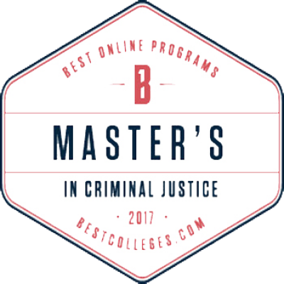 BestColleges.com's Master's in Criminal Justice seal