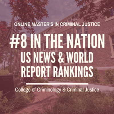 Online Masters' in Criminal Justice #8 in the nation