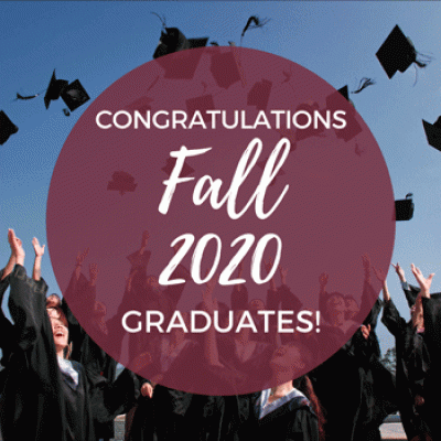 Fall 2020 graduates